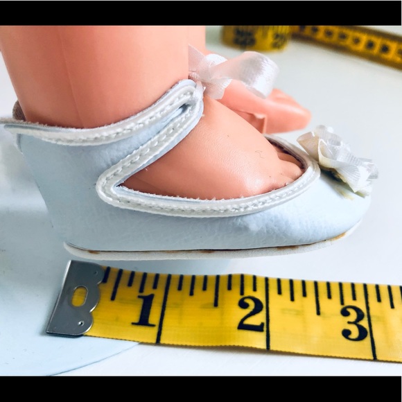 Mary Jane doll shoes sz 2 White with lace - Picture 11 of 16
